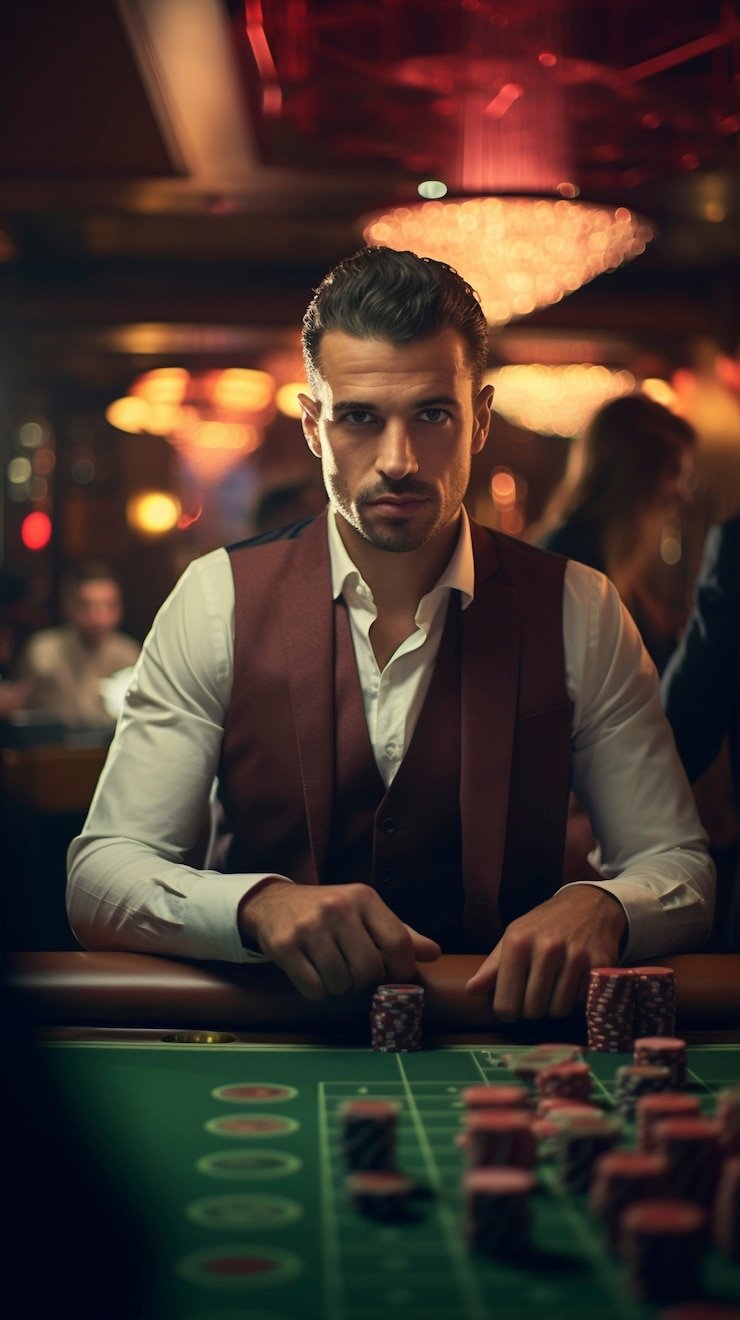 Layar live-dealer mplay777 dengan permainan blackjack dan roulette profesional